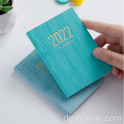 2022 Daily Planner A7 A7 Größe Daily Notebook